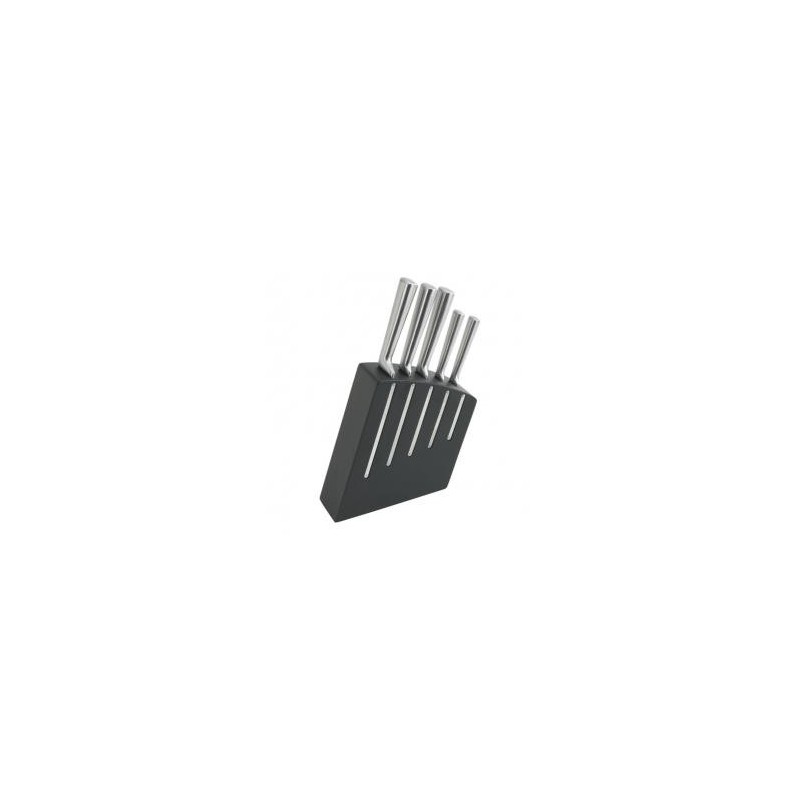 Bloc et cinq couteaux inox