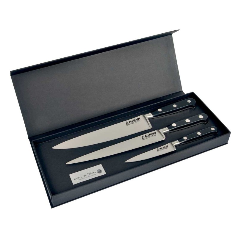Coffret 3 couteaux Au Nain