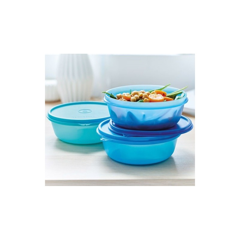 Boites rondes Tupperware