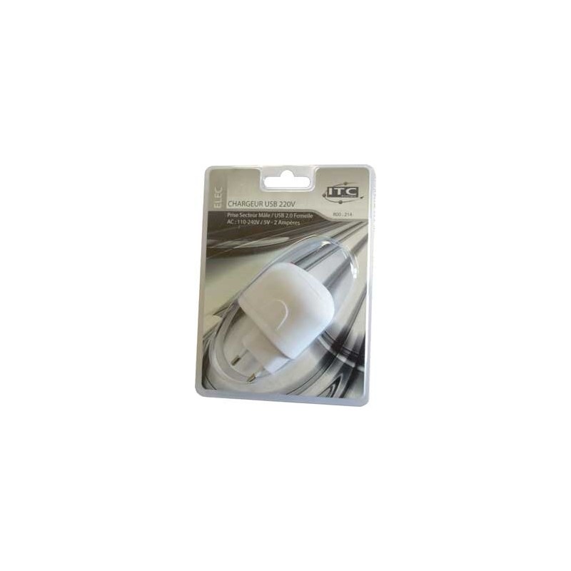chargeur Usb secteur 