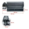 Ventilateur tangentiel universel 