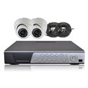 Kit vidéoprotection filaire 2 caméras 700 lignes + DVR 500 Go
