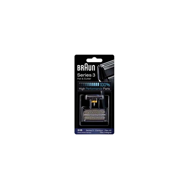 Couteau avec grille pour rasoir Braun Free control
