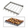 Porte-brochettes inox