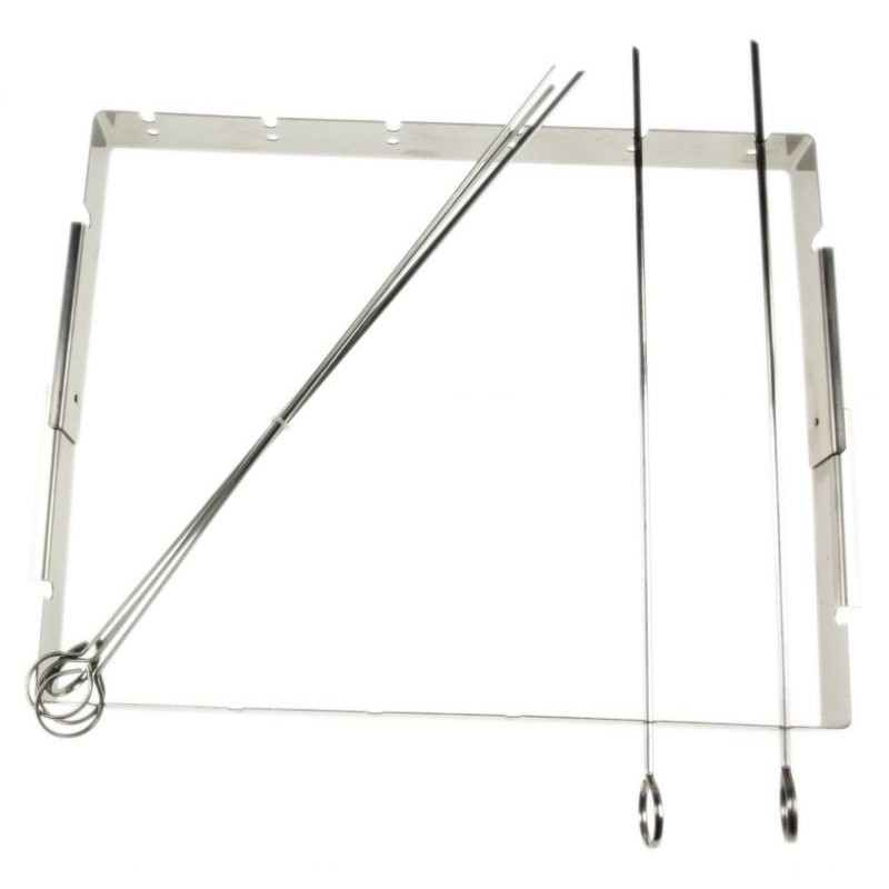 Porte-brochettes inox